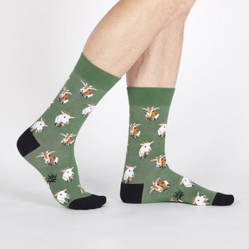 Men's Crew Sock - Dapper Goats